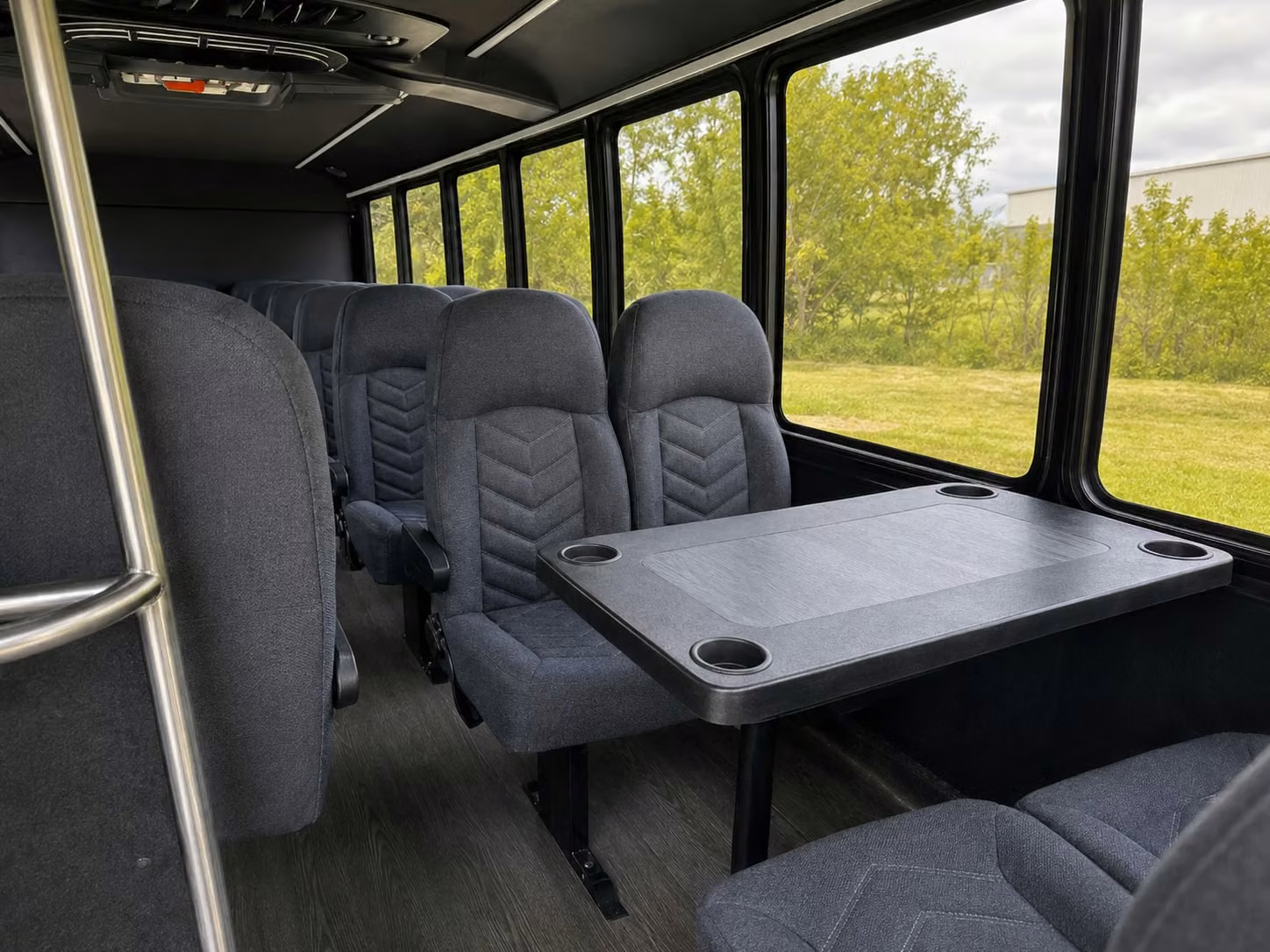 15 passenger minibus interior