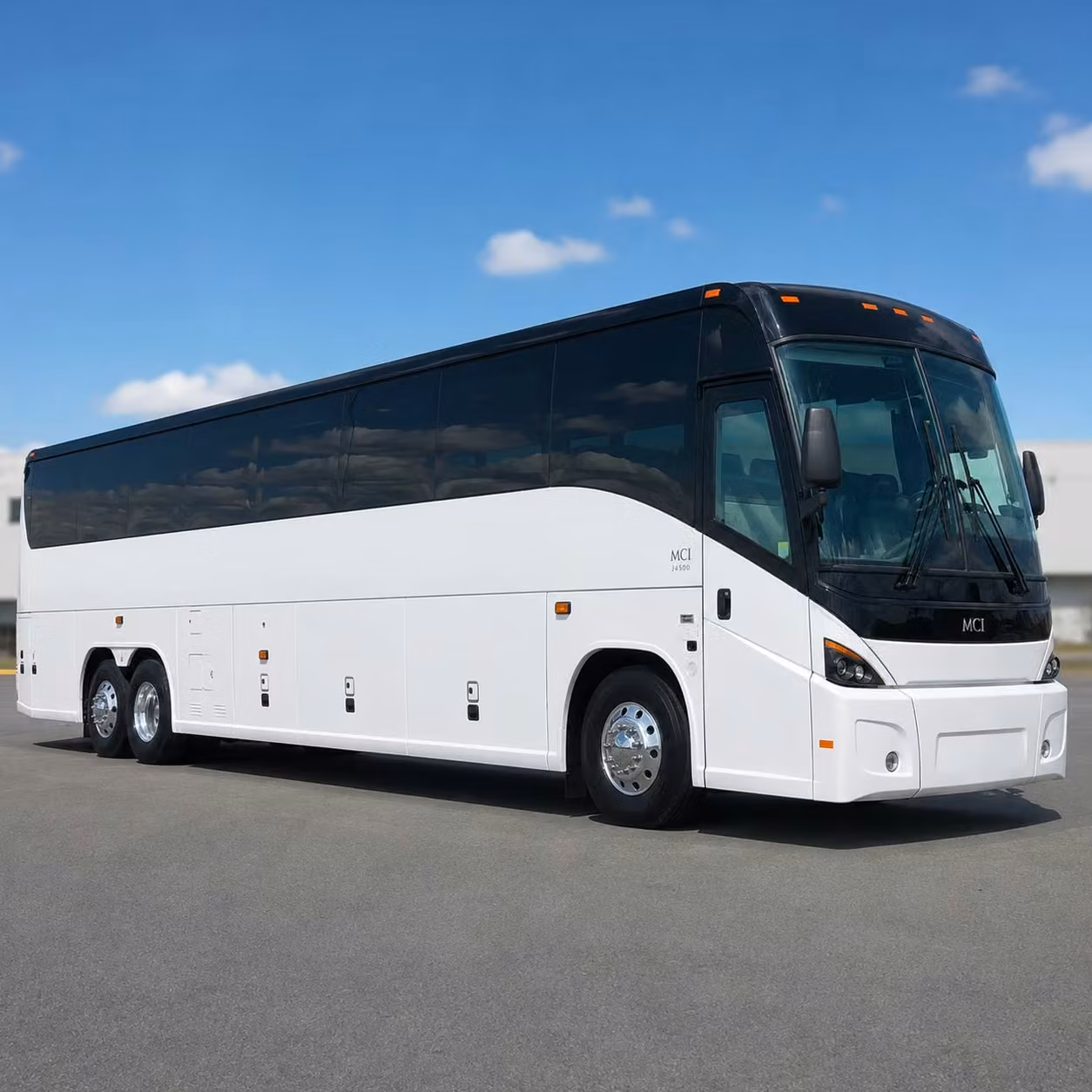 56 passenger charter bus