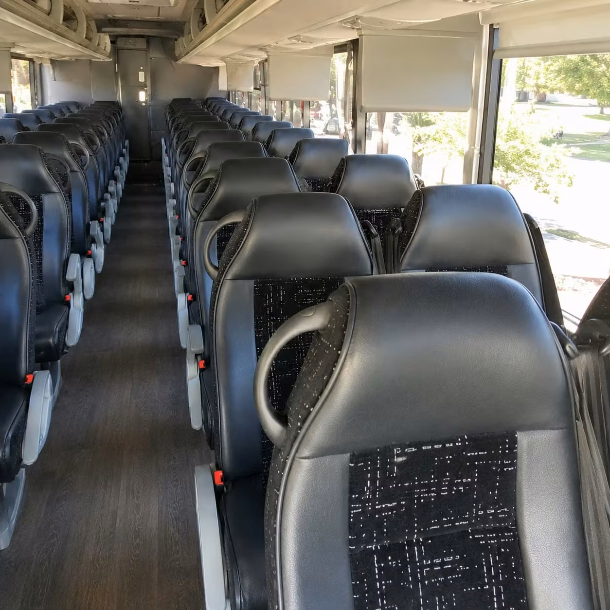 newport news charter bus rental inside