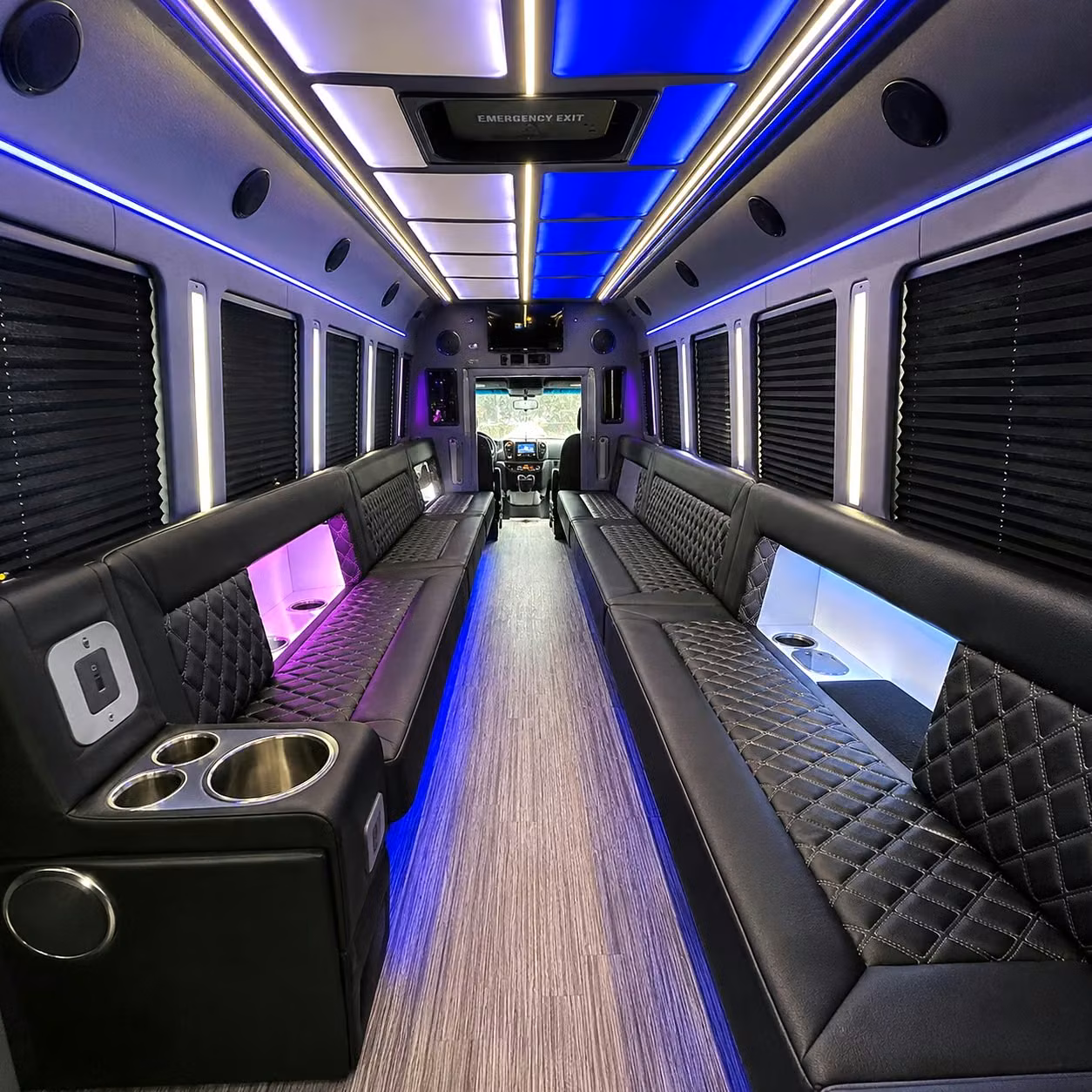 party bus interior