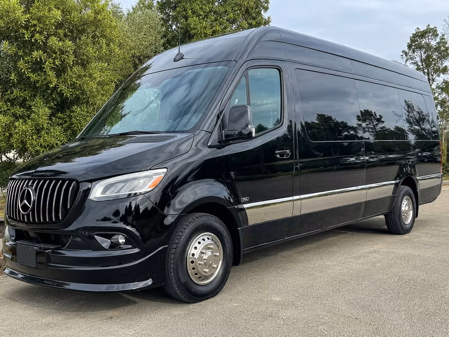 sprinter van with driver